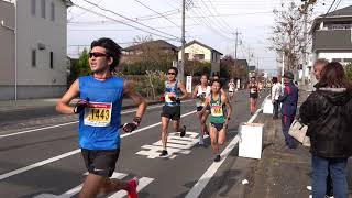 上尾シティハーフマラソン2018・16km付近 [upl. by Eirehs]