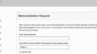 How to DeactivateMemorialize a Dead Persons Facebook Account [upl. by Davies]