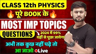 Most Imp Questions of Physics Chapter 123  Physics Class 12th by newindianera class12th [upl. by Oidacra693]