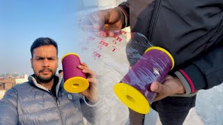 UNBOXING Mono BaazNEWgattu😍 flying big kites 🪁 desi patangbaazi 😍 monokite vs monofillgold [upl. by Ahsinrats]