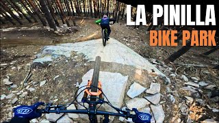 Riding LA PINILLA BIKE PARK in SPAIN with childhood friend  HT Vlogs 49 [upl. by Davida]