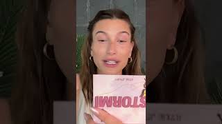 Hailey Bieber Loves Kylies Stormi Palette [upl. by Eelarbed716]