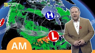 Weather AM Heavy Rain Could Put a Damper on Your Weekend [upl. by Adnawaj]