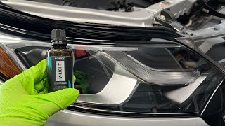 Protecting New Headlights with Vonixx V Light Headlight Ceramic Coating [upl. by Acima]