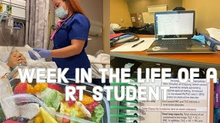 Week in the life Respiratory Therapy Student Week 5 optimistic  new habits dayinthelife [upl. by Michaud338]