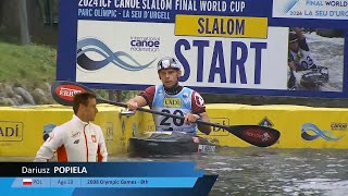 Dariusz Popiela Poland  Kayak SemiFinal  2024 ICF Canoe Slalom World C [upl. by Mcgruter312]