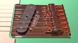 Babicz Bridge Upgrade on Warmoth Telecaster [upl. by Coombs]