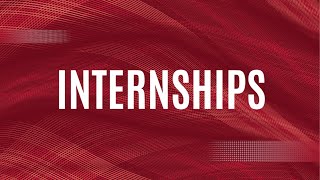 Internships Video [upl. by Rebmyk]