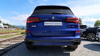 2022 BMW X5 xDrive40d Twin Turbo 340 hp  Exhaust sound amp revs [upl. by Hcnarb]