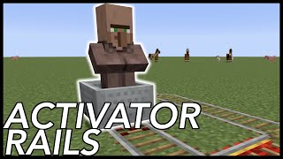 How To Use Activator Rails In Minecraft [upl. by Greenfield705]