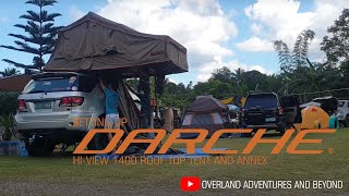 Settingup Darche 1400 HiView Roof Top Tent and Annex [upl. by Eniwtna]