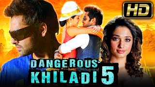 DANGEROUS KHILADI 5 HD  Telugu Hindi Dubbed Full Movie  Ram Pothineni Tamannaah Bhatia [upl. by Eltsyrk781]