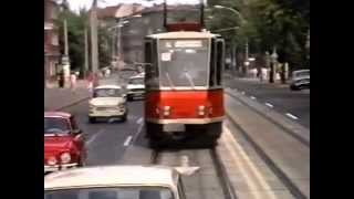 East Berlin tram amp bus rides 1989 [upl. by Assinna]