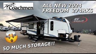 All New 2024 Coachmen Freedom Express Ultra Lite 274RKS Travel Trailer Walk Around [upl. by Terrance]