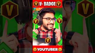 VBADGE YOUTUBERS REALITY 🤔  MUNNA BHAI GAMING  shorts shortfeed munnabhaigaming [upl. by Ezeerb521]