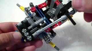 simple return to center mechanism for lego vehicles [upl. by Lebbie860]