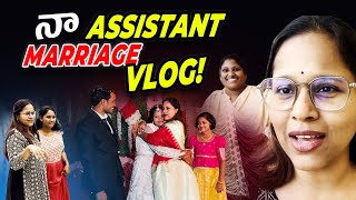 Gowri Marriage shopping vlog  My Assistant got married  Dr Silpahasa Samalla  vlogging [upl. by Mines]