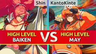 GGST ▰ Shin Baiken vs KantoKinte May High Level Gameplay [upl. by Yort]