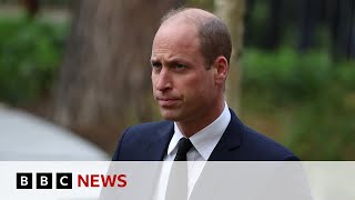 Prince William pulls out of memorial service due to personal matter  BBC News [upl. by Otrevire157]