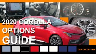 2020 Toyota Corolla  COLOR OPTIONS BUYING GUIDE [upl. by Yboc]