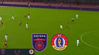 ISL live match today ODISHA FC vs SC EAST BENGAL SCore ISL202425  Live Commentary amp aAtch along [upl. by Winnie]