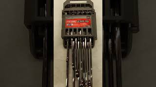 Craftsman OVERDRIVE 6 Point Metric Wrench Set 11 pc craftsman overdrive ebay [upl. by Yhpos]