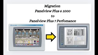 Migration HMI Allen Bradley Panelview Plus 6 to HMI Panelview Plus 7 Perfomance [upl. by Garihc]