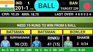 🔴 India vs Bangladesh 3rd T20 Today Match 2024  part 6 [upl. by Anitnegra]