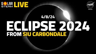 Eclipse 2024 Live From Southern Illinois University Carbondale [upl. by Joung]