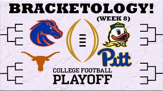 COLLEGE FOOTBALL PLAYOFF BRACKETOLOGY Week 8 [upl. by Akem980]