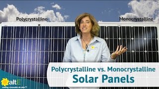 Monocrystalline vs Polycrystalline Solar Panels  What’s the Difference [upl. by Tanhya]