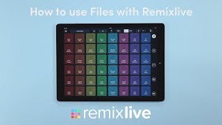 How to use Files with Remixlive  iOS 11 Tutorial [upl. by Assilev]