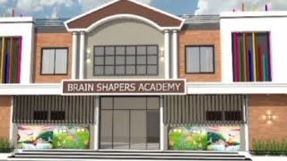 Art and craft  paper magic paper use brain shapers academy chinar park [upl. by Ymerej]