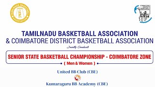 United BB Club CBE Vs Kumaraguru BB Academy CBE MEN TNBA amp CDBA COIMBATORE ZONE [upl. by Daraj929]