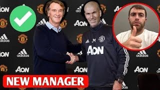 ZINEDINE ZIDANE UNVEILED AS MANCHESTER UNITED’S NEW MANAGER AFTER SHOCK ERIK TEN HAG SACKING [upl. by Itteb368]