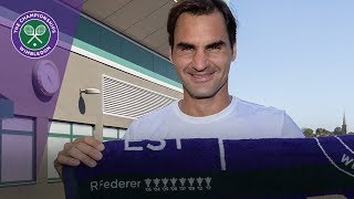 Roger Federer remembers his eight Wimbledon titles [upl. by Nylzor]