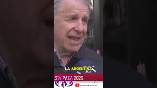 79 años y toda la esperanza en Milei mileipresidente Milei Presidente [upl. by Lebisor]