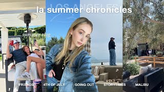 summer in LA vlog  malibu the 4th of july storytimes amp friends [upl. by Nertie]