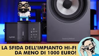 MICROMEGA MYAMP  BOWERS amp WILKINS 607 S6 LA SFIDA DELLIMPIANTO HIFI DA MENO DI 1000 EURO [upl. by Vitek423]