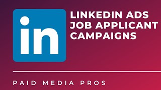 LinkedIn Job Application and Recruitment Ads [upl. by Tammara139]