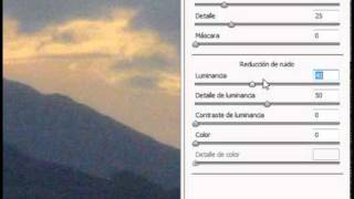 Reducción de ruido con Phtoshop Camera Raw Tutorial en español [upl. by Lerual]