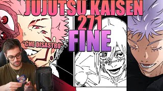 il FINALE PEGGIORE di SEMPRE JUJUTSU KAISEN 271 reaction ITA [upl. by Ynatirb]