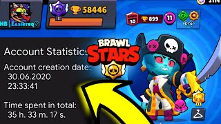 Jak Sprawdzić kiedy zrobiłeśaś konto w Brawl Stars iosandroid brawlstars tutorial [upl. by Imugem]