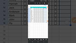 How to Make Attendance Sheet in Google Sheets  Android Mobile Phone [upl. by Bj]