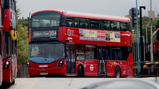 Metroline Bus Route 204WDE2789LV23DHZ Edgware  Sudbury Town [upl. by Ramiah]