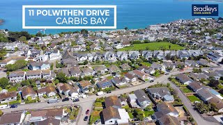 PROPERTY FOR SALE  11 Polwithen Drive Carbis Bay St Ives  Bradleys Estate Agents [upl. by Atinele108]