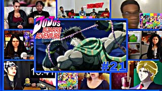 JoJo’s Bizarre Adventure Episode 21 Reaction Mashup [upl. by Yahc]