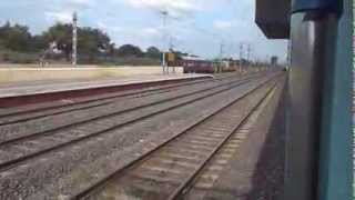 HALT AT RANINGANJ  OVERTAKE BY UPASANA WITH HWH WAP 4  ONBOARD KOAA  JAT EXPRESS [upl. by Elum]