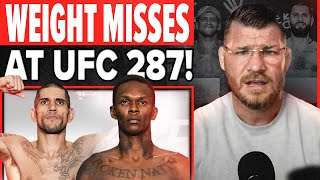 BISPING Reacts UFC 287 Pereira vs Adesanya 2 Weigh Ins  Weight Miss [upl. by Vikky]