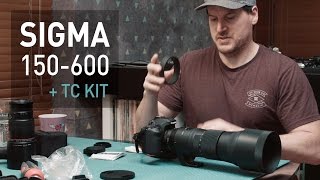 Sigma 150600 C with 14 Tele kit  Unboxing  Initial Thoughts and Fitting with 95mm UV Filter [upl. by Sloatman]